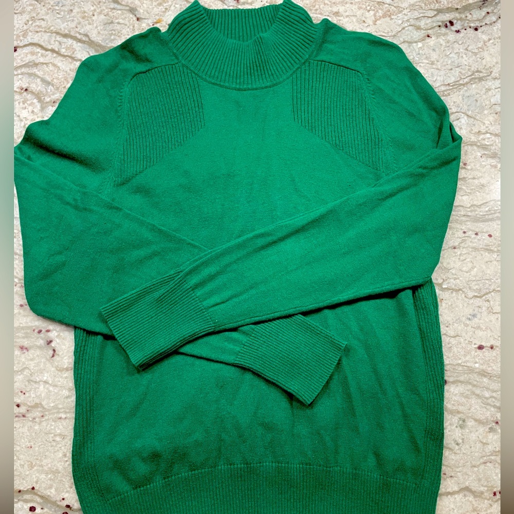 Westbound Green Turtleneck Sweater